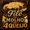 Filé ao Molho de 4 Queijo