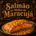 Salmão ao Molho de Maracujá