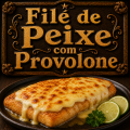 Filé de Peixe com Provolone