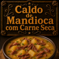 Caldo de Mandioca com Carne Seca